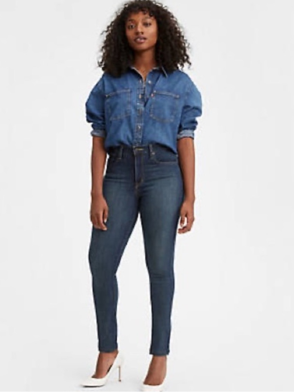 NWT - Lev’s 721 High-Rise Dark Blue Skinny Jeans - Women's Size 25 x 30